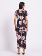 Floral Print Co Ord Set with Relaxed Fit Top and Straight Pants